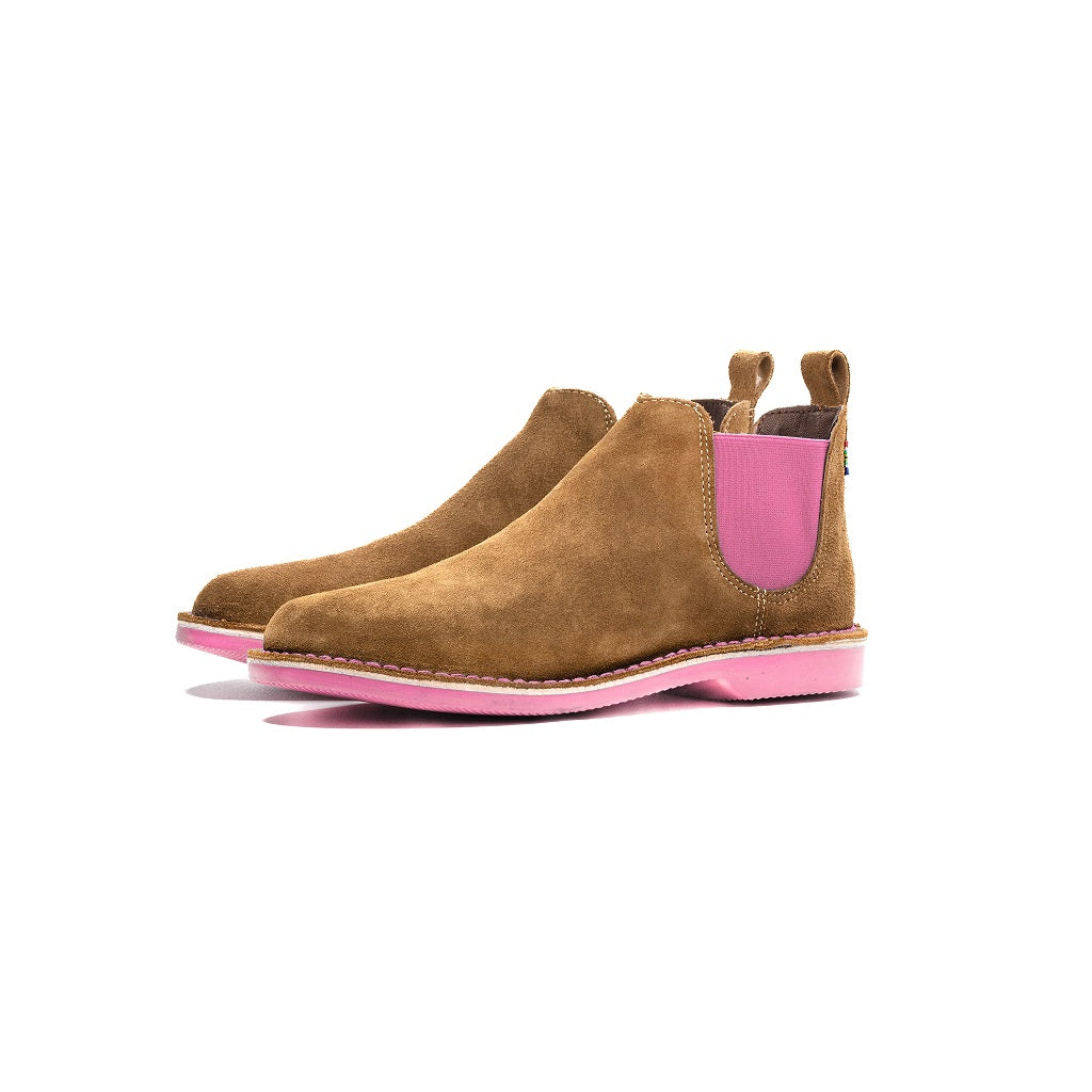 WOMEN S CHELSEA BOOT UHAMBO PINK Veldskoen Shoes Australia