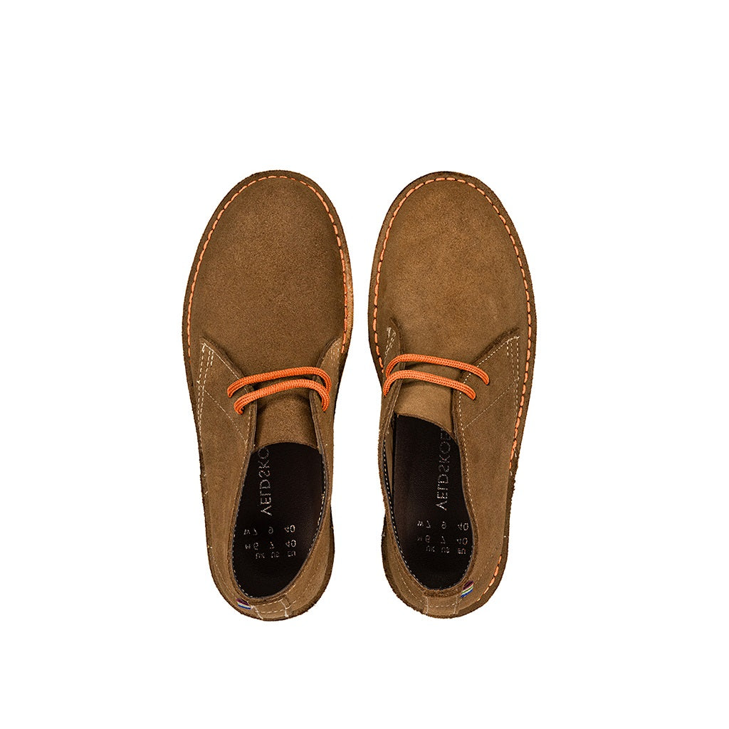 WOMEN S DESERT BOOT BLOEM ORANGE Veldskoen Shoes Australia