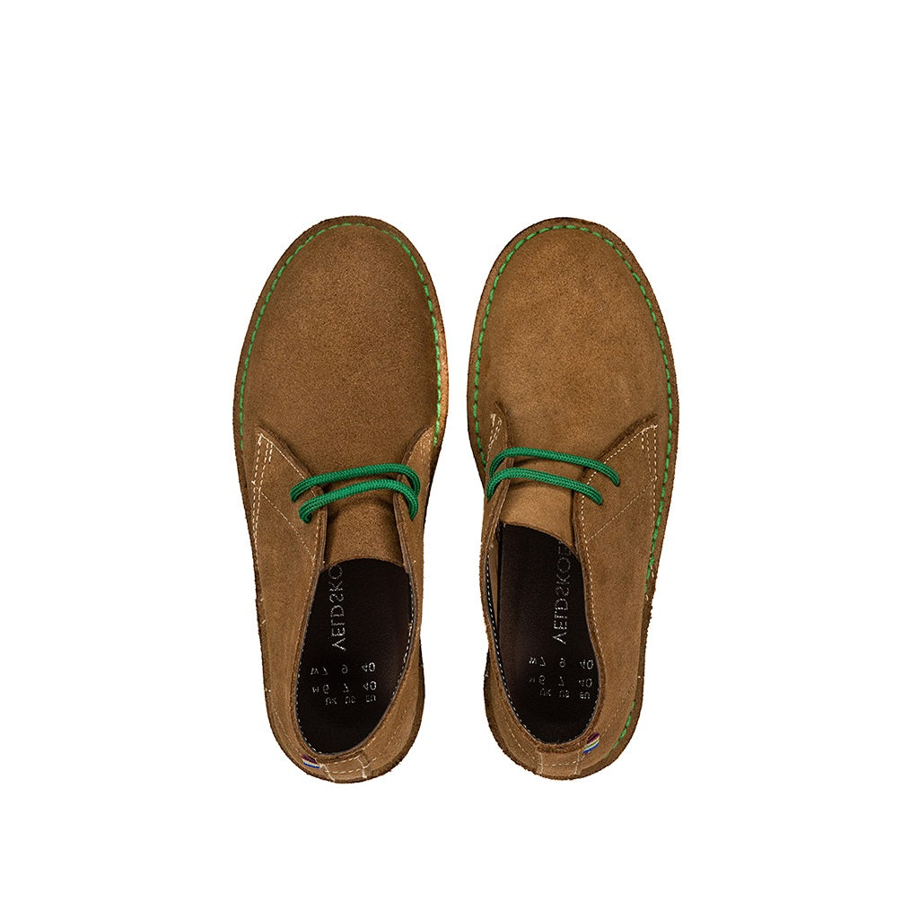 Green clarks sales desert boots