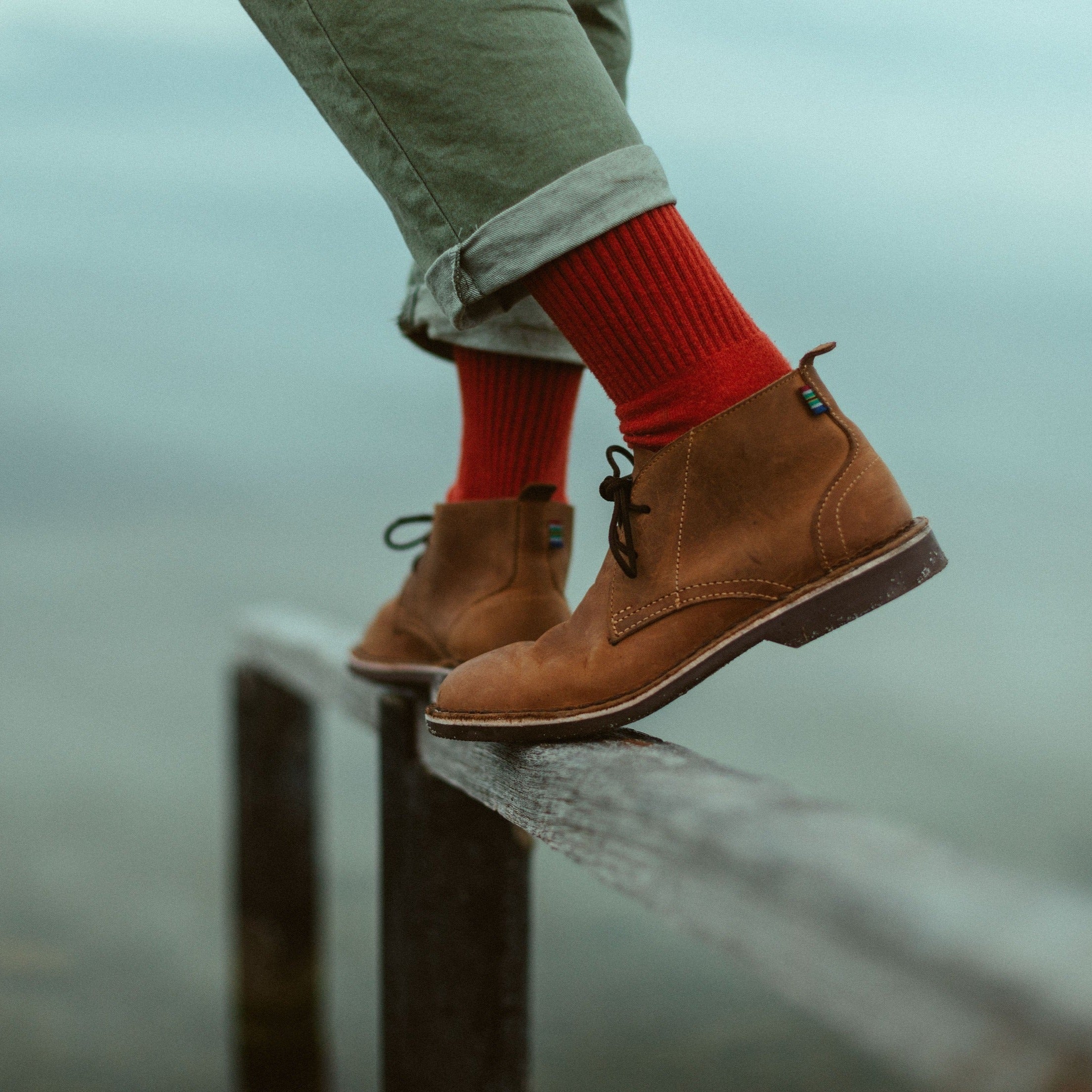Chukka boots deals on feet