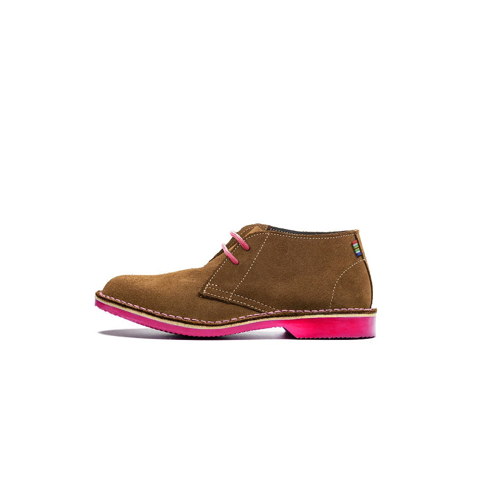 WOMEN&#39;S DESERT BOOT UHAMBO HOT PINK