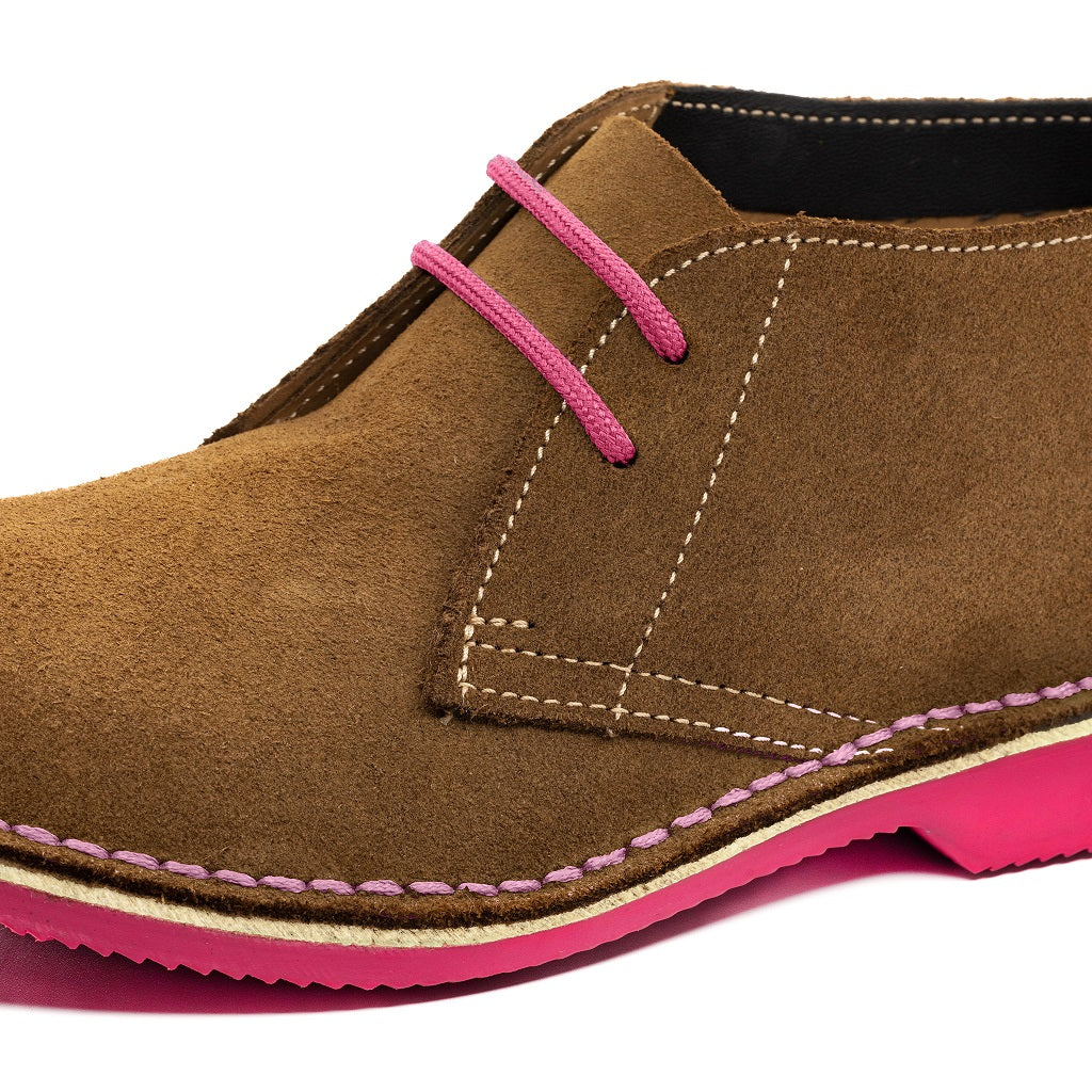 WOMEN&#39;S DESERT BOOT UHAMBO HOT PINK