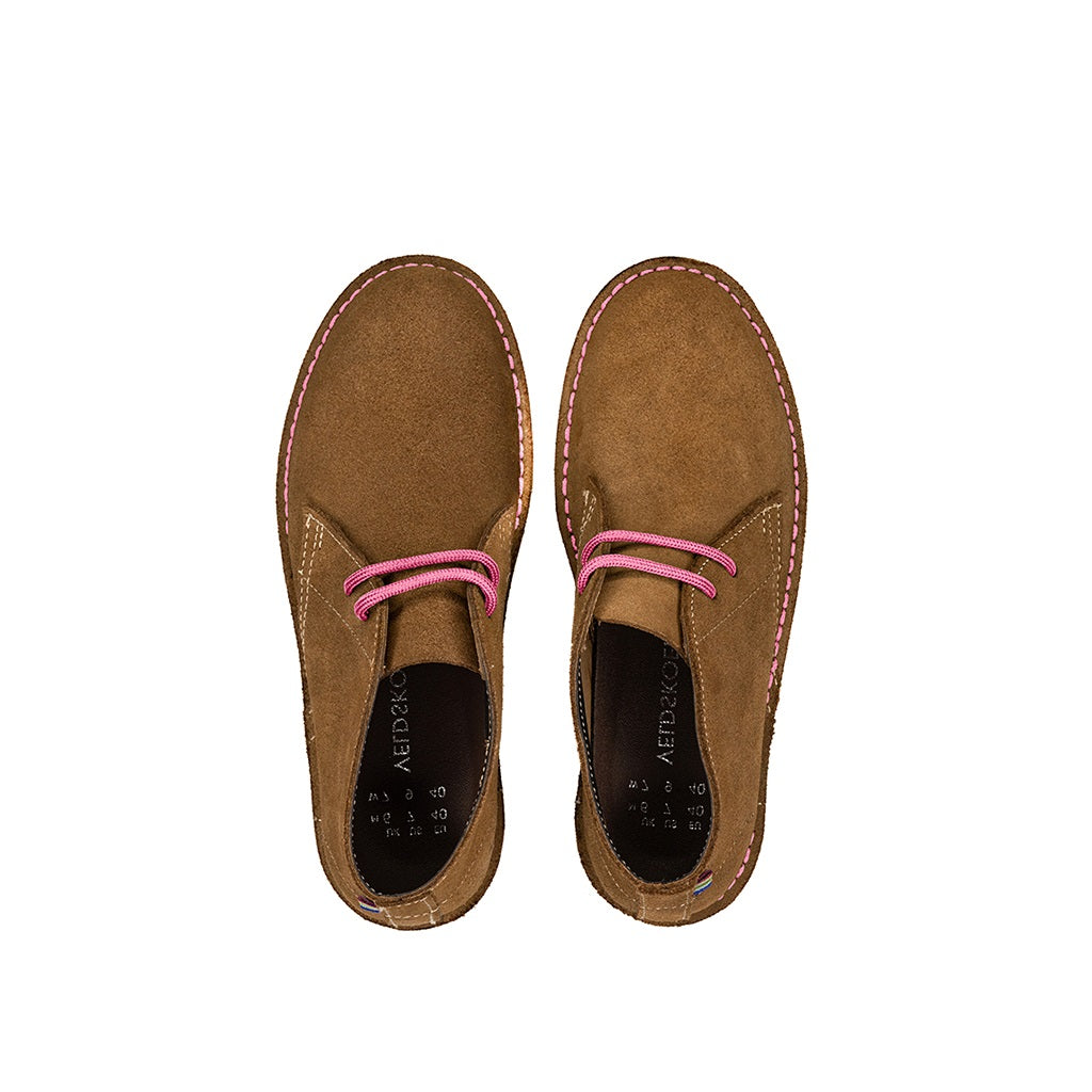 WOMEN&#39;S DESERT BOOT UHAMBO HOT PINK