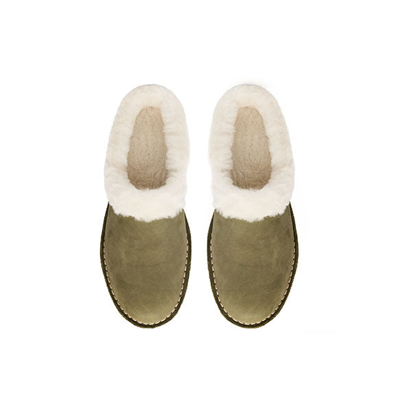 VELDSKOEN MEN&#39;S SLIPPER (LINED WITH SHEEPSKIN - LEATHER SLIPPER)