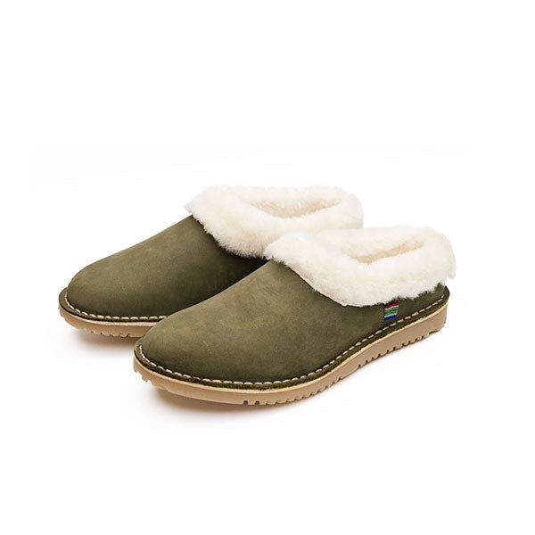 VELDSKOEN MEN&#39;S SLIPPER (LINED WITH SHEEPSKIN - LEATHER SLIPPER)